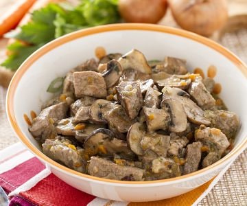 Veal Stew with Mushrooms