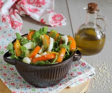 Persimmon, Arugula, and Fennel Salad