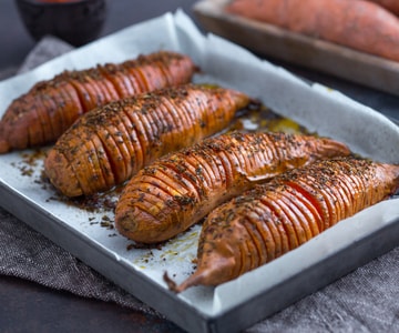 Baked sweet potatoes