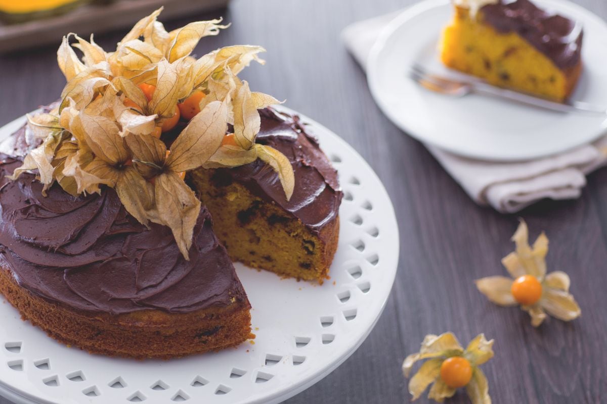 Pumpkin and Chocolate Cake