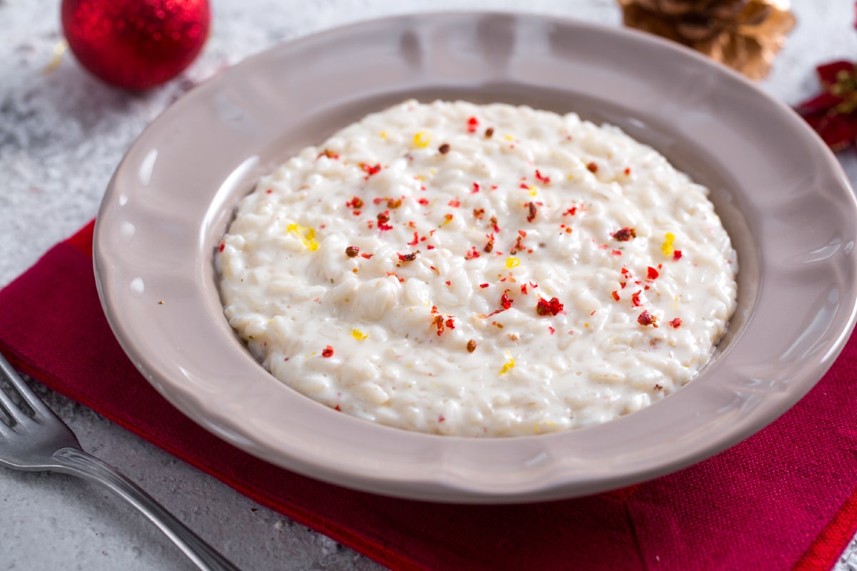 Risotto with Mascarpone and Pink Pepper