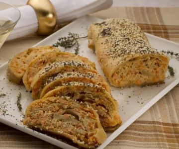 Salmon and Ricotta Strudel