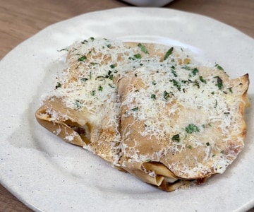 Chestnut Crêpes Stuffed with Ricotta and Porcini Mushrooms