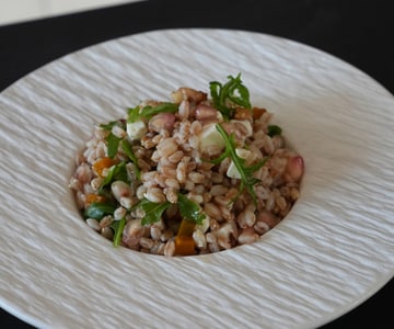 Farro Salad with Pumpkin and Feta