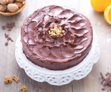 Chocolate and Walnut Cake