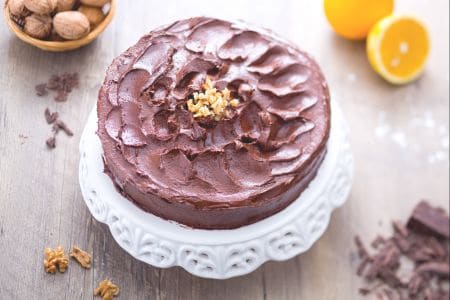 Chocolate and Walnut Cake