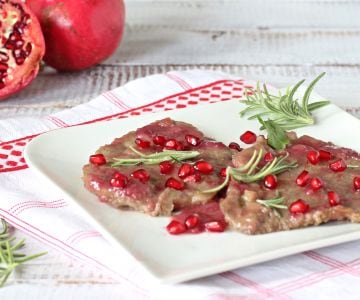 Veal Scaloppine with Pomegranate