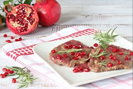 Veal Scaloppine with Pomegranate