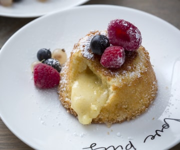 White Chocolate Lava Cakes