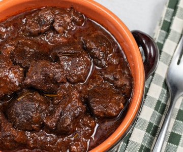 Wild boar stew