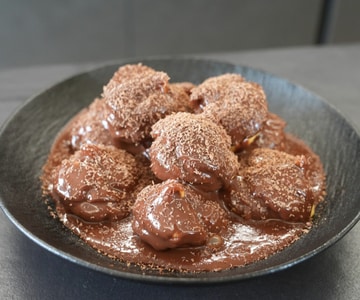 Chocolate beignets