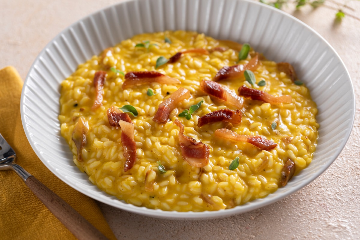 Risotto alla carbonara