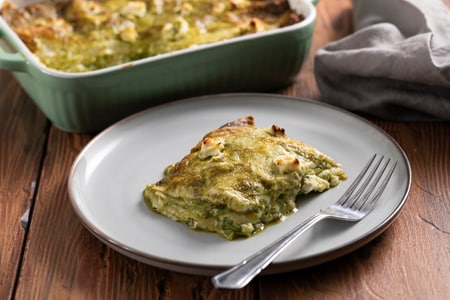 Lasagna with Pesto and Ricotta