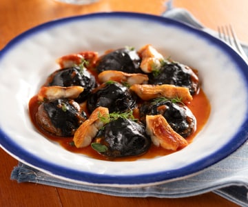 Squid Ink Ravioli